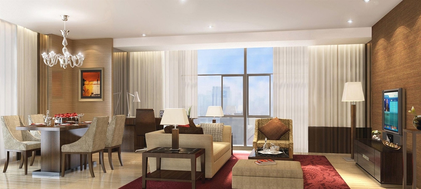 Imagen de los interiores del Apartahotel Grand Parcvue Hotel Residence Chengdu. Foto 11