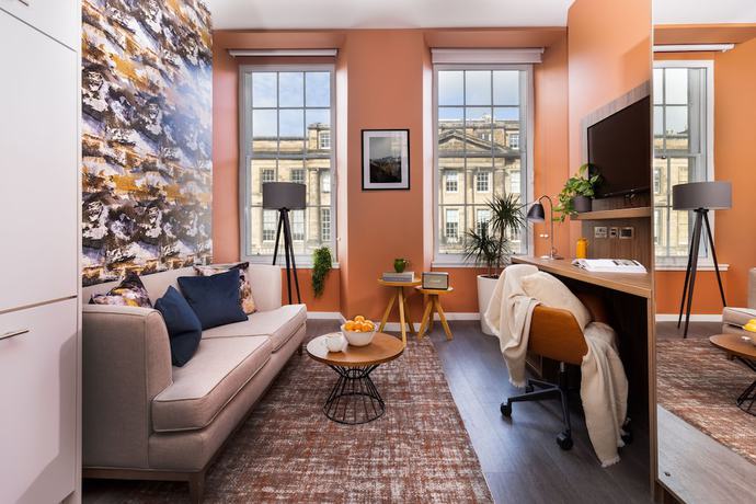 Imagen de la habitación del Apartahotel Heeton Concept Aparthotel Edinburgh Queen Street. Foto 10