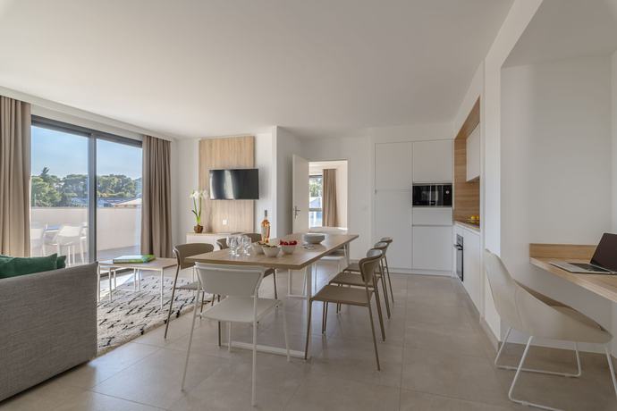 Imagen de la habitación del Apartahotel Lagrange Apart'hotel Les Jardins D'olympie. Foto 18