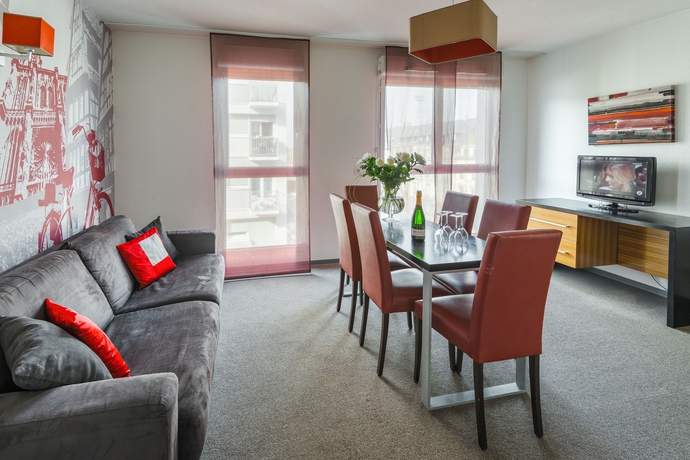 Imagen de los interiores del Apartahotel Lagrange Apart'hotel Strasbourg Wilson. Foto 15