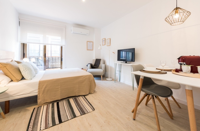 Imagen de la habitación del Apartahotel Landh La Latina. Foto 12