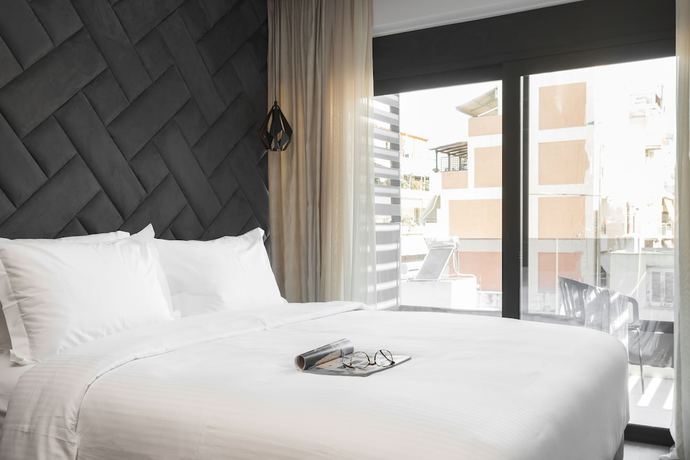 Imagen de la habitación del Apartahotel Luxandeasy Athens Downtown Apartments. Foto 4