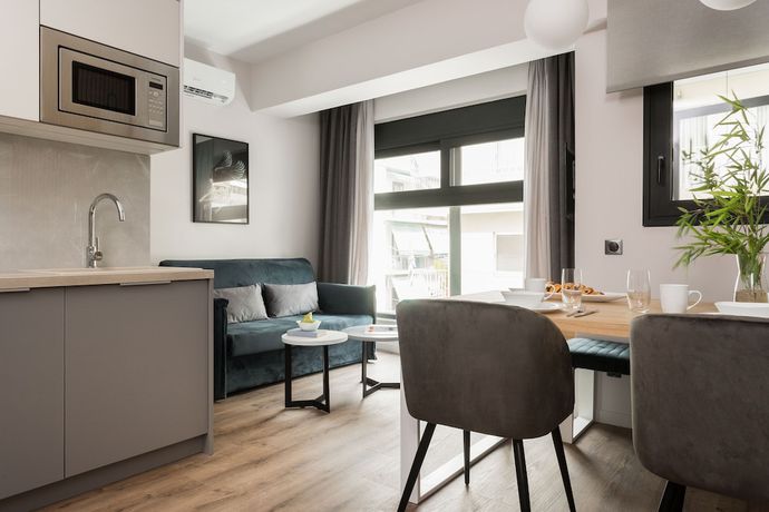 Imagen de la habitación del Apartahotel Luxandeasy Athens Downtown Apartments. Foto 9