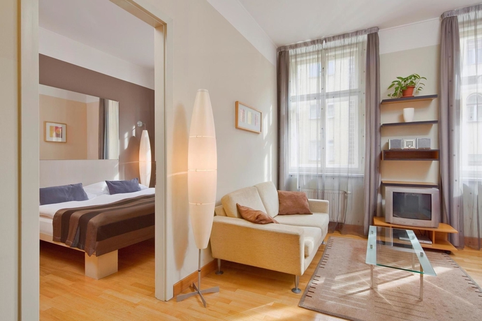 Imagen de la habitación del Apartahotel Mamaison Residence Belgicka Prague. Foto 13