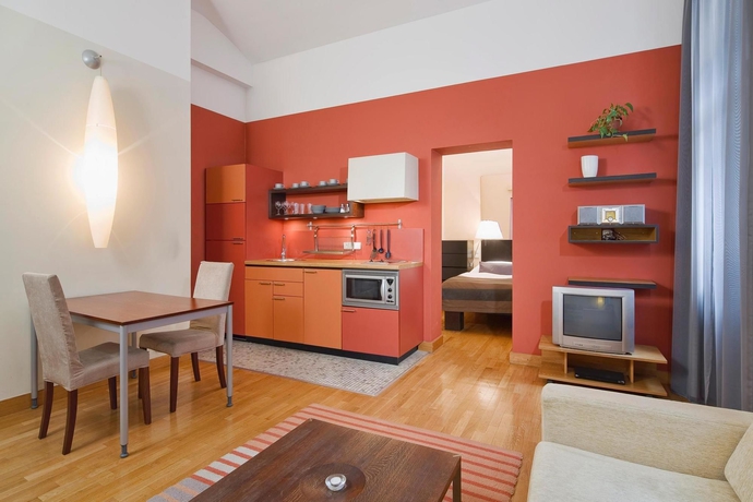 Imagen de la habitación del Apartahotel Mamaison Residence Belgicka Prague. Foto 15