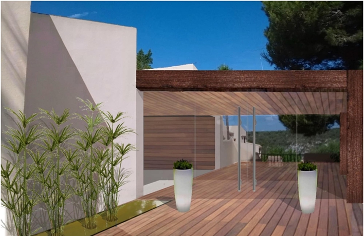 Imagen de los exteriores del Apartahotel Nelva Resort, Cala en Porter. Foto 14