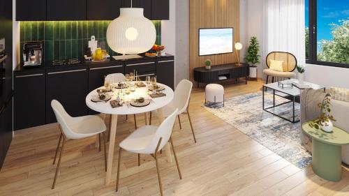 Imagen general del Apartahotel Nonanteneuf appart hōtel Genève Étang - Airport - contactless check-in. Foto 9