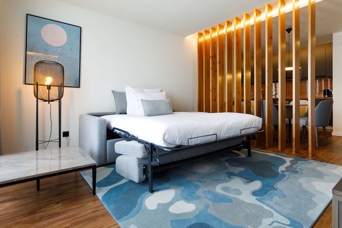 Imagen de la habitación del Apartahotel The Shipyard Angra. Foto 8