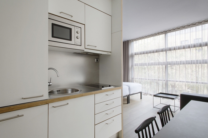 Imagen de la habitación del Apartamentos Allada Barcelona. Foto 9