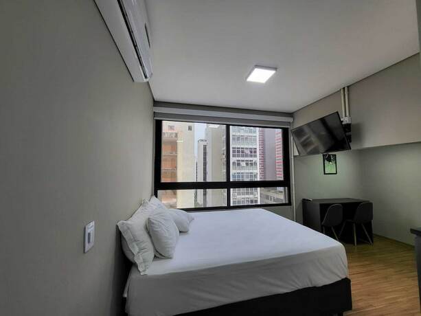 Imagen de la habitación del Apartamentos Ap&ecirc; Paulista Augusta. Foto 16