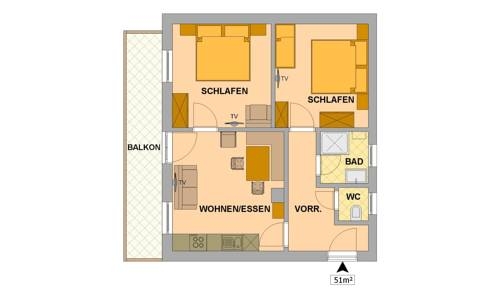 Imagen general del Apartamentos Bauernhof Grussberggut. Foto 1