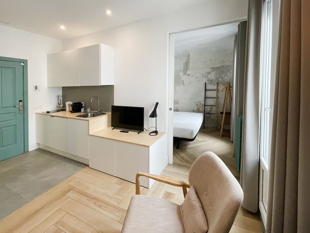 Imagen de la habitación del Apartamentos Be Mate Gran Vía Suites. Foto 7