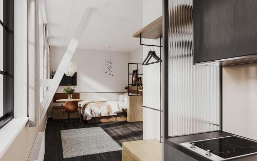 Imagen de la habitación del Apartamentos Bob W Østerbro Copenhagen. Foto 6