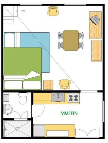 Imagen de la habitación del Apartamentos Brownies Apartments 1200. Foto 29