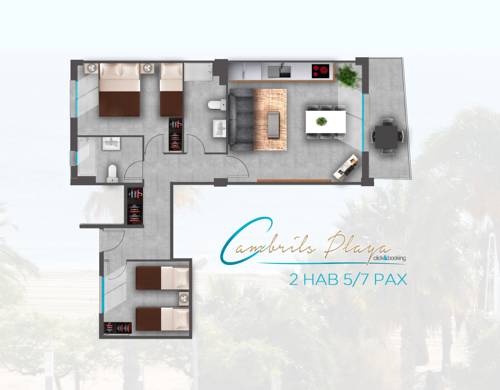 Imagen de la habitación del Apartamentos Cambrils Playa Spa. Foto 11