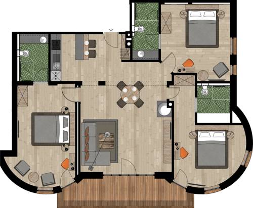 Imagen de la habitación del Apartamentos Chalet Obergurgl - Luxury Apartments. Foto 9