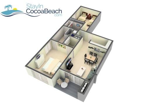 Imagen de la habitación del Apartamentos Chateau By The Sea, Cocoa Beach . Foto 1