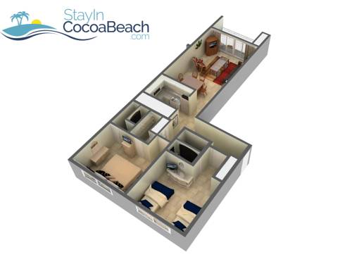 Imagen de la habitación del Apartamentos Chateau By The Sea, Cocoa Beach . Foto 2