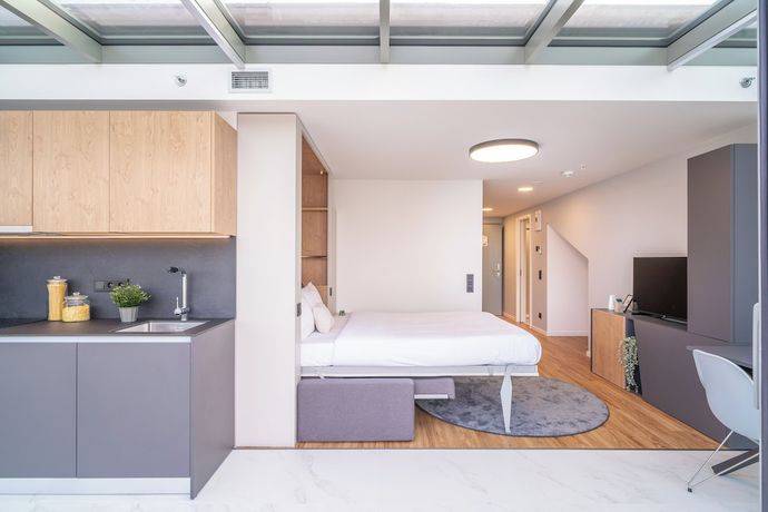 Imagen de la habitación del Apartamentos City Pop 2Night Prague. Foto 12