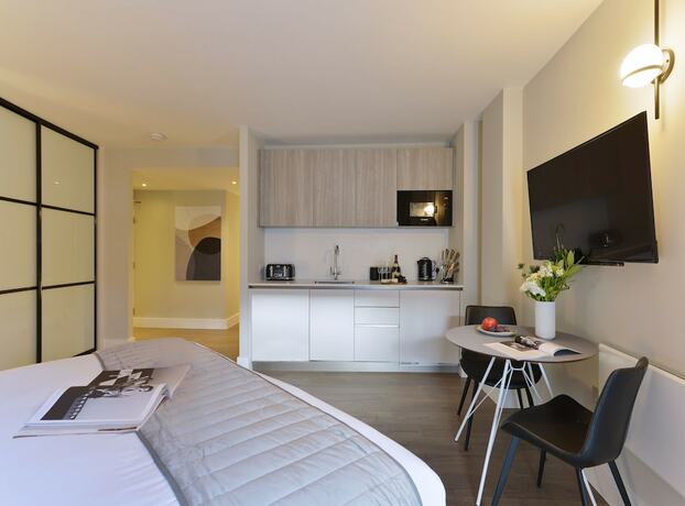 Imagen de la habitación del Apartamentos Fitzrovia apartments by DMONTRIO. Foto 15