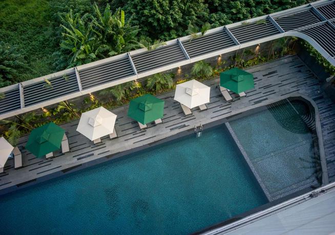 Imagen de la piscina del Apartamentos Fraser Residence Hanoi. Foto 12