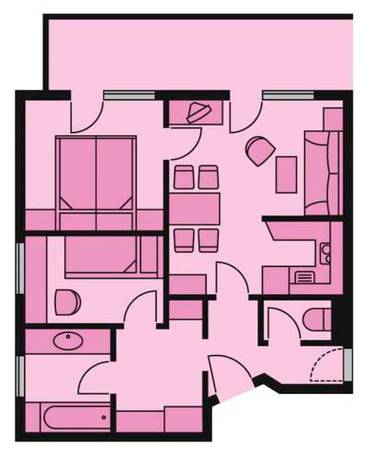 Imagen de la habitación del Apartamentos Garni Alpenrose. Foto 9