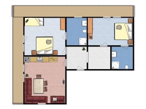 Imagen general del Apartamentos G&auml;stehaus Falkner Ignaz. Foto 7