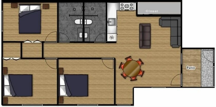 Imagen de la habitación del Apartamentos Hakuba Gondola Apartments. Foto 24