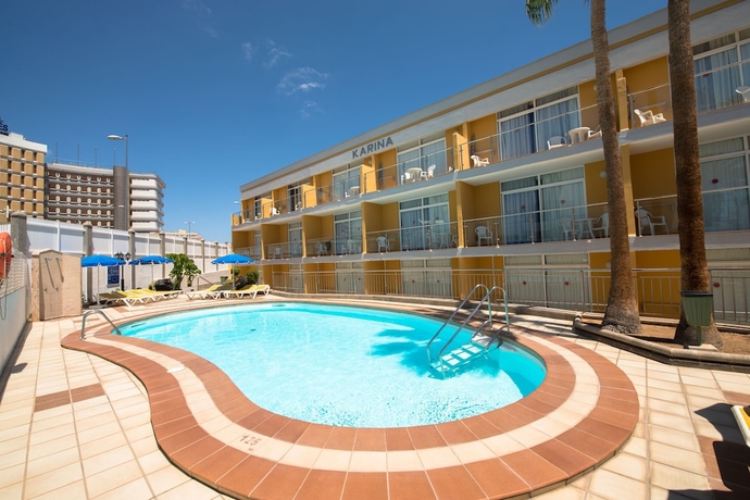 Imagen de la piscina del Apartamentos Karina, Playa del Inglés. Foto 10