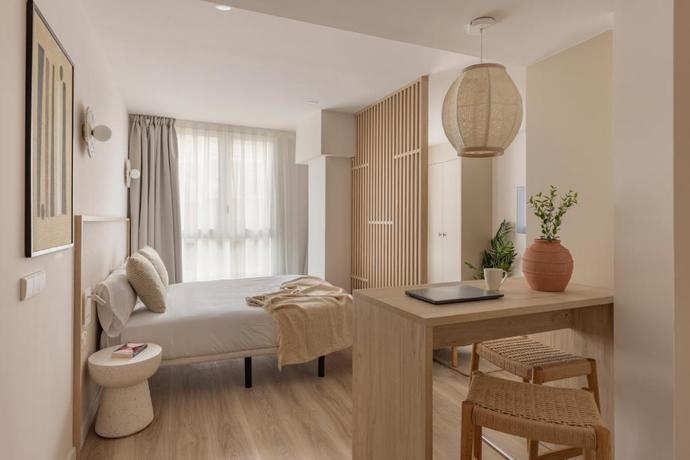 Imagen de la habitación del Apartamentos L&iacute;bere Alicante Rambla. Foto 15