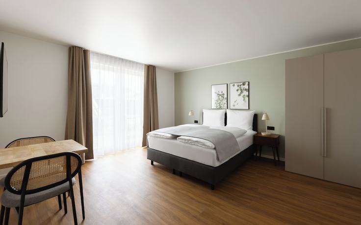 Imagen de la habitación del Apartamentos Limehome D&uuml;sseldorf Pionierstra&szlig;e. Foto 13