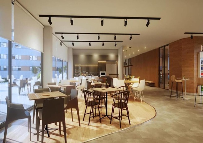 Imagen del bar/restaurante del Apartamentos Livensa Living Studios Madrid Alcobendas. Foto 2