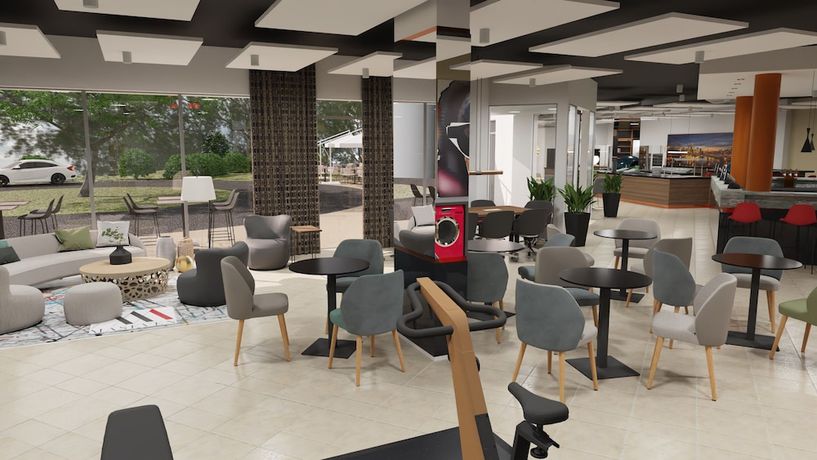 Imagen de los interiores del Apartamentos MASEVEN Frankfurt Messe. Foto 20