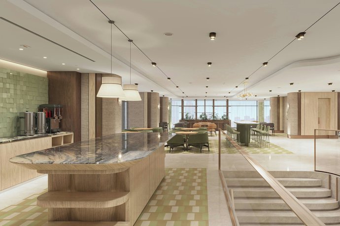 Imagen del bar/restaurante del Apartamentos Marriott Executive Apartments Istanbul Investvadi. Foto 2