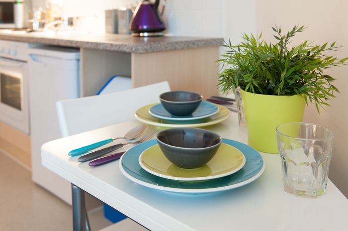 Imagen del bar/restaurante del Apartamentos Mcdonald Road Student Accommodation. Foto 4