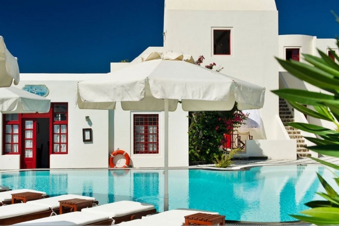 Imagen general del Apartamentos Nikos Villas Hotel In Oia Santorini. Foto 11