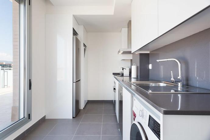 Imagen de la habitación del Apartamentos Olala Port Forum Apartments. Foto 9