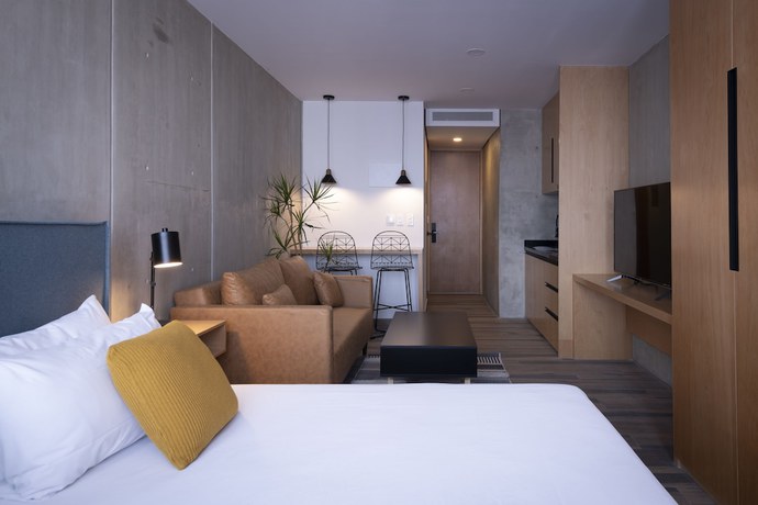 Imagen de la habitación del Apartamentos ParkLife Condesa Hip&oacute;dromo. Foto 3