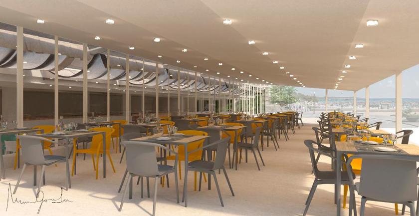 Imagen del bar/restaurante del Apartamentos Playa Moreia. Foto 5