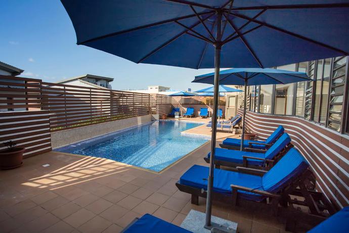 Imagen de la piscina del Apartamentos Résidence Potosi. Foto 17