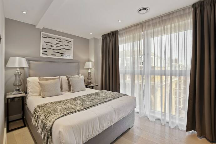 Imagen de la habitación del Apartamentos Vauxhall Bridge Road by Aeria Apartments. Foto 13