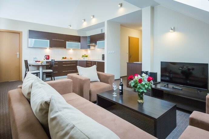 Imagen de la habitación del Apartamentos Warsaw - Apartments Apartamenty Wilanów. Foto 27