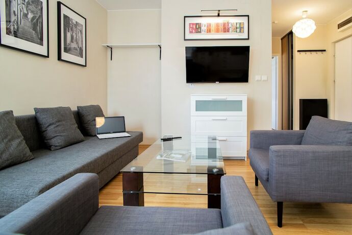 Imagen de la habitación del Apartamentos Warsaw - Apartments Apartamenty Wilanów. Foto 35