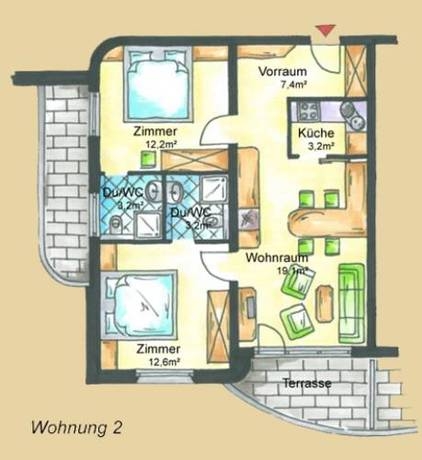 Imagen general del Apartamentos Wippas Landhaus. Foto 2