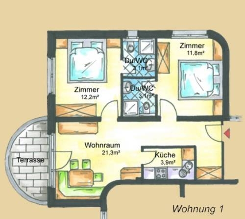 Imagen general del Apartamentos Wippas Landhaus. Foto 4