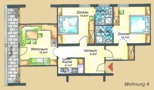 Imagen general del Apartamentos Wippas Landhaus. Foto 5