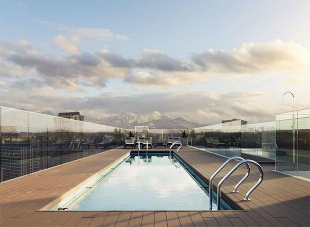 Imagen de la piscina del Apartamentos Zip, Santigo. Foto 9