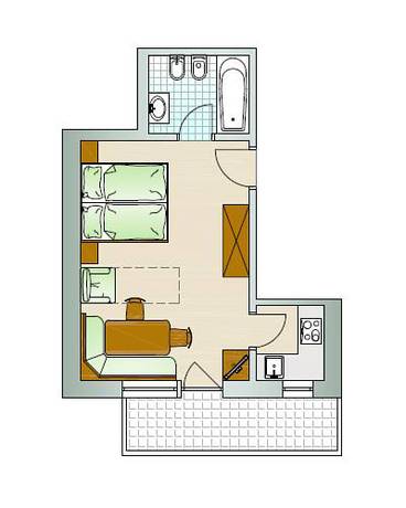 Imagen de la habitación del Apartamentos & Garnì Pre Da Nai. Foto 6