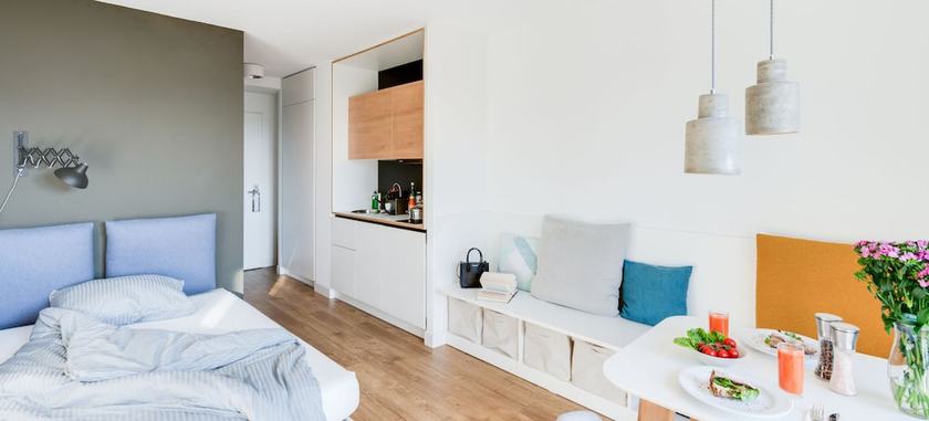 Imagen de la habitación del Apartamentos smartments Hamburg Hamm. Foto 4