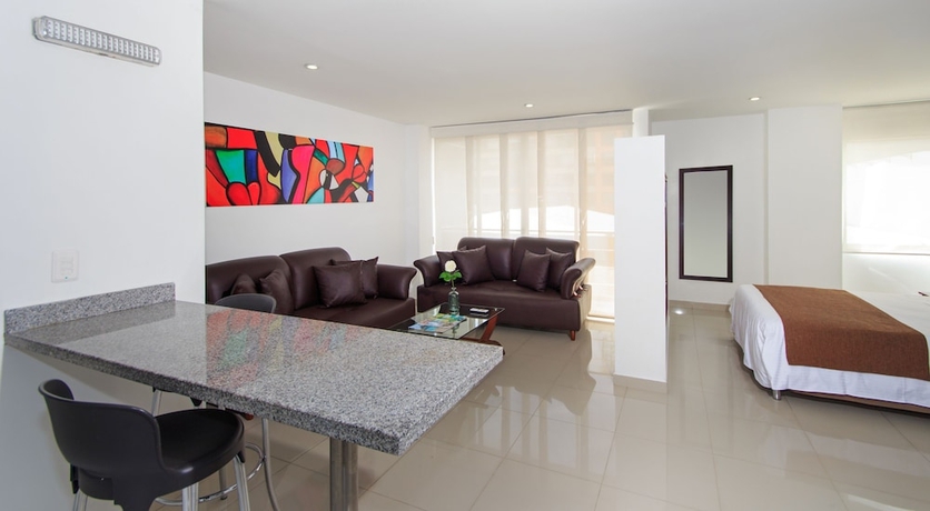 Imagen de la habitación del Aparthotel 122 Plaza. Foto 3